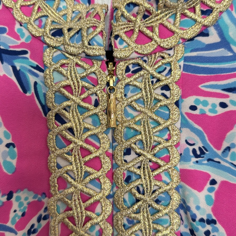 Lilly Pulitzer Mandevilla Pink New Kids On The Dock - sz 6 LIKE NEW - Picture 6 of 13
